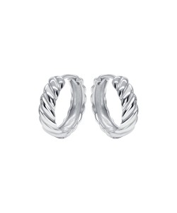 Silver Hoop Earring HO-2414